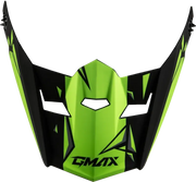 G0465222 Youth Mx 46y Unstable Visor Matte Black/Green Ys Yl - MX-46Y Helmet