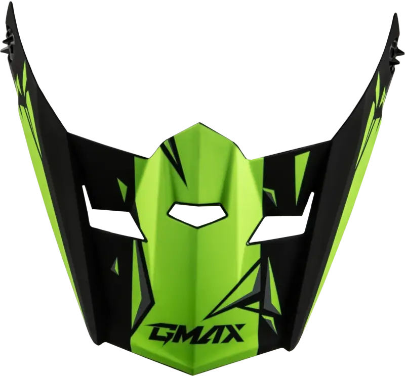 G0465222 Youth Mx 46y Unstable Visor Matte Black/Green Ys Yl - MX-46Y Helmet