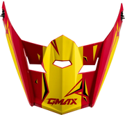 G0465232 Youth Mx 46y Unstable Visor Red/Yellow Ys Yl - MX-46Y Helmet