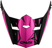 G0466172 Youth Mx 46y Unstable Visor Matte Black/Pink Ys Yl - MX-46Y UNSTABLE VISOR BLACK/PINK YS-YL