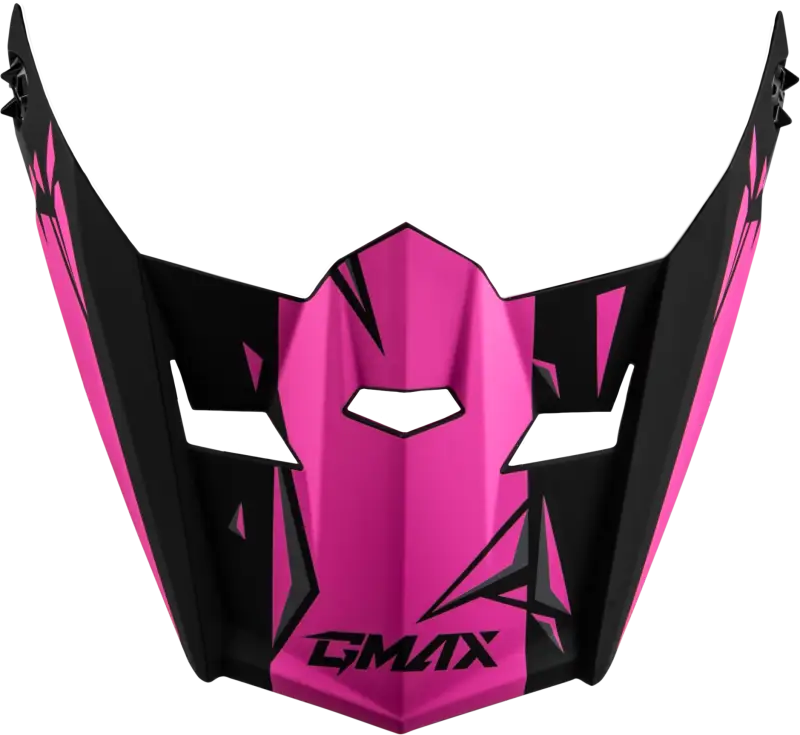 G0466172 Youth Mx 46y Unstable Visor Matte Black/Pink Ys Yl - MX-46Y UNSTABLE VISOR BLACK/PINK YS-YL