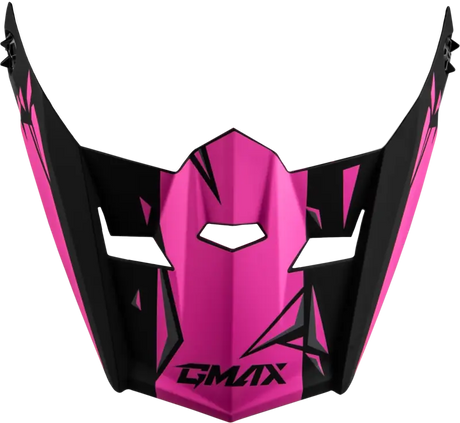 G0466172 Youth Mx 46y Unstable Visor Matte Black/Pink Ys Yl - MX-46Y UNSTABLE VISOR BLACK/PINK YS-YL