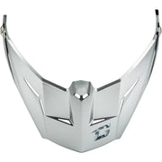 G074153 Gmax Md-74 Visor W/Screws Striker Silver/Blue Metallic