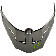 G074154 Gmax Md-74 Visor W/Screws Striker Blk/Silver/Green Metal