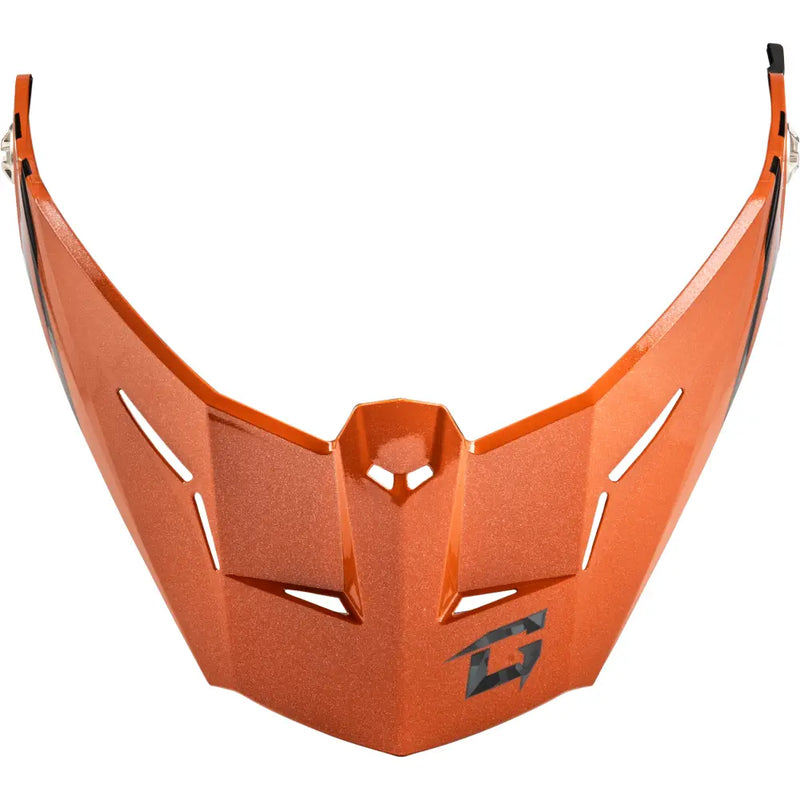 G074155 Gmax Md-74 Visor W/Screws Striker Blk/Grey/Orange Metal
