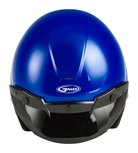 Blue open face helmet for motorcycle riding, model G1020048 Of 2 open face helmet blue 2x