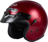 G1320094 Gm 32 Open Face Helmet Candy Red Sm