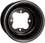 Dark grey metal ATV UTV wheel with double rolled bead for tough off-road rides