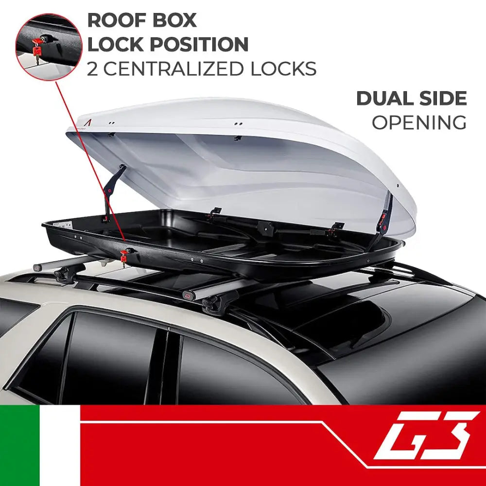 G3 S.P.A Polystyrene Material Cargo Carrier 22.446 - White Spark 520 Abs