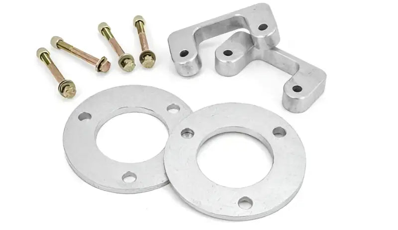 Silver metal car parts for G30LL1 Trailfx leveling kit on 2007-2018 GM 1500 2WD