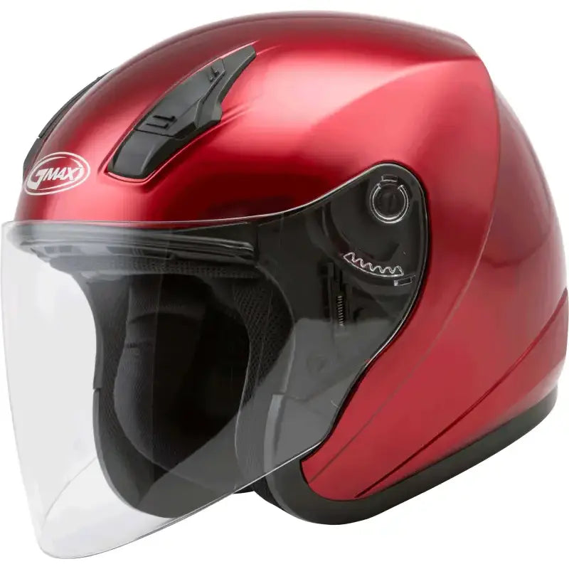 GMAX G317097N Of 17 Open Face Helmet Candy Red Xl