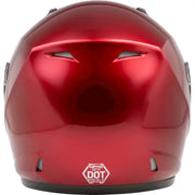 G317099N Of 17 Open Face Helmet Candy Red 3x - OF-17