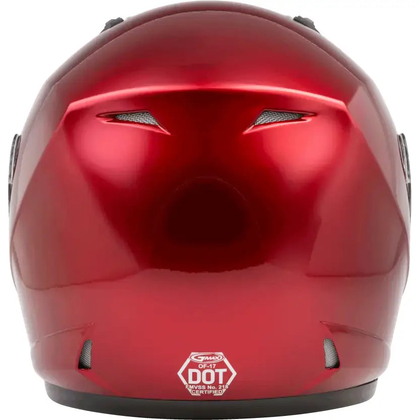 G317099N Of 17 Open Face Helmet Candy Red 3x - OF-17