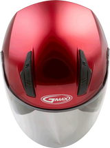 G317099N Of 17 Open Face Helmet Candy Red 3x - OF-17