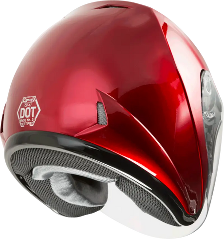 G317099N Of 17 Open Face Helmet Candy Red 3x - OF-17