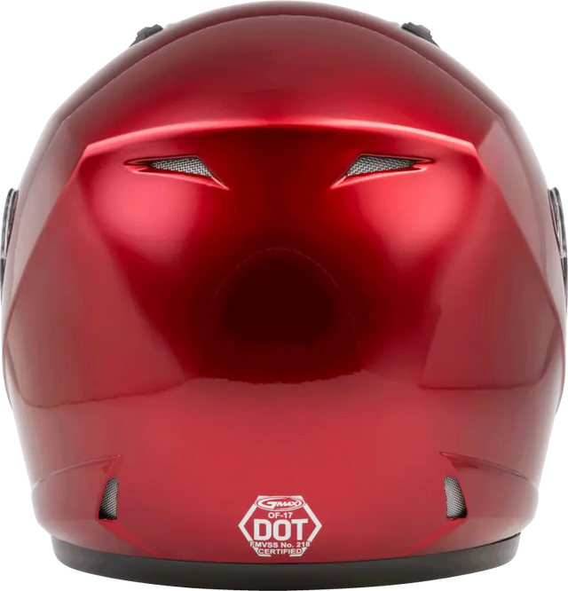 G317099N Of 17 Open Face Helmet Candy Red 3x - OF-17