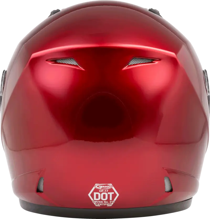 G317099N Of 17 Open Face Helmet Candy Red 3x - OF-17