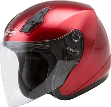 G317099N Of 17 Open Face Helmet Candy Red 3x - OF-17