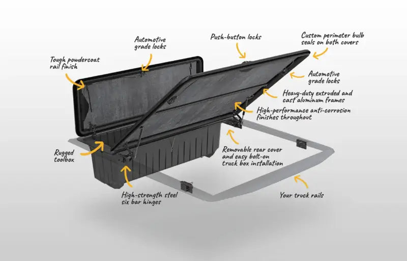 G365010-1 Stowe Cargo Tool Box - Tonneau Cover Component