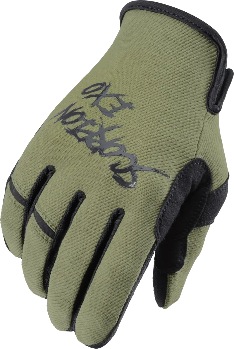 G46-095 Scorpion Exo Air-Stretch Gloves Grind Olive/Coal Lg - RV and Auto Parts