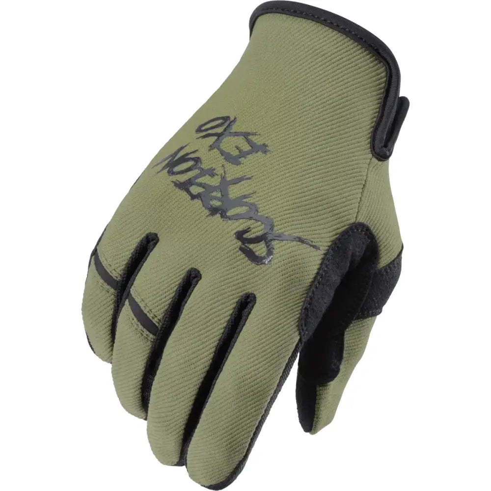 G46-097 Scorpion Exo Air-Stretch Gloves Grind Olive/Coal 2X - RV and Auto Parts
