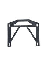 Black metal mounting bracket.