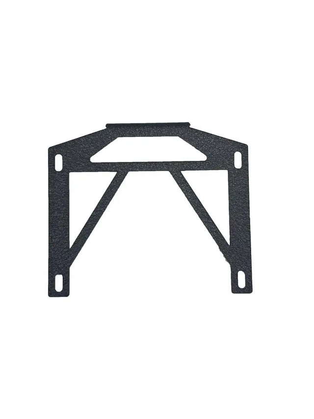Black metal mounting bracket.
