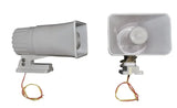 White public address speakers from Gost Gost Acoustics Standard Water Resis line