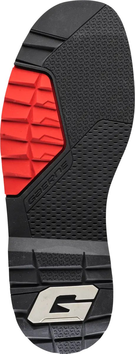 Sg-22 Boot Sole Pair Black/Red Sz 08