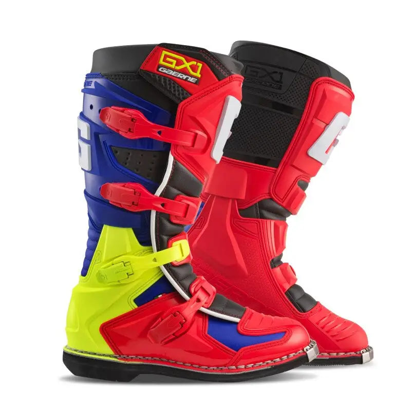 Gaerne GX1 Boot Red Multi Size - 13 - Gaerne