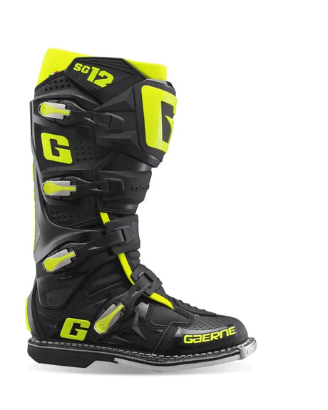 Gaerne SG12 Boot Black/Fluorescent Yellow Size - 10.5 - Apparel