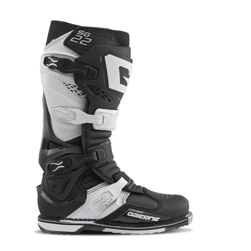 Gaerne SG22 Boot Black/White Size - 8 - Gaerne