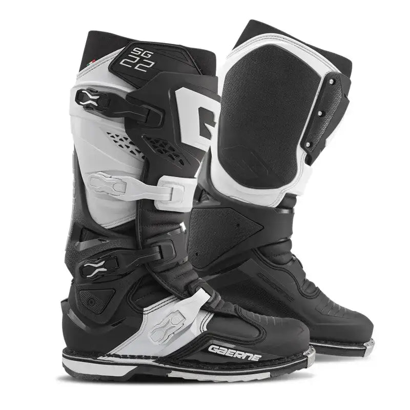 Gaerne SG22 Boot Black/White Size - 8 - Gaerne