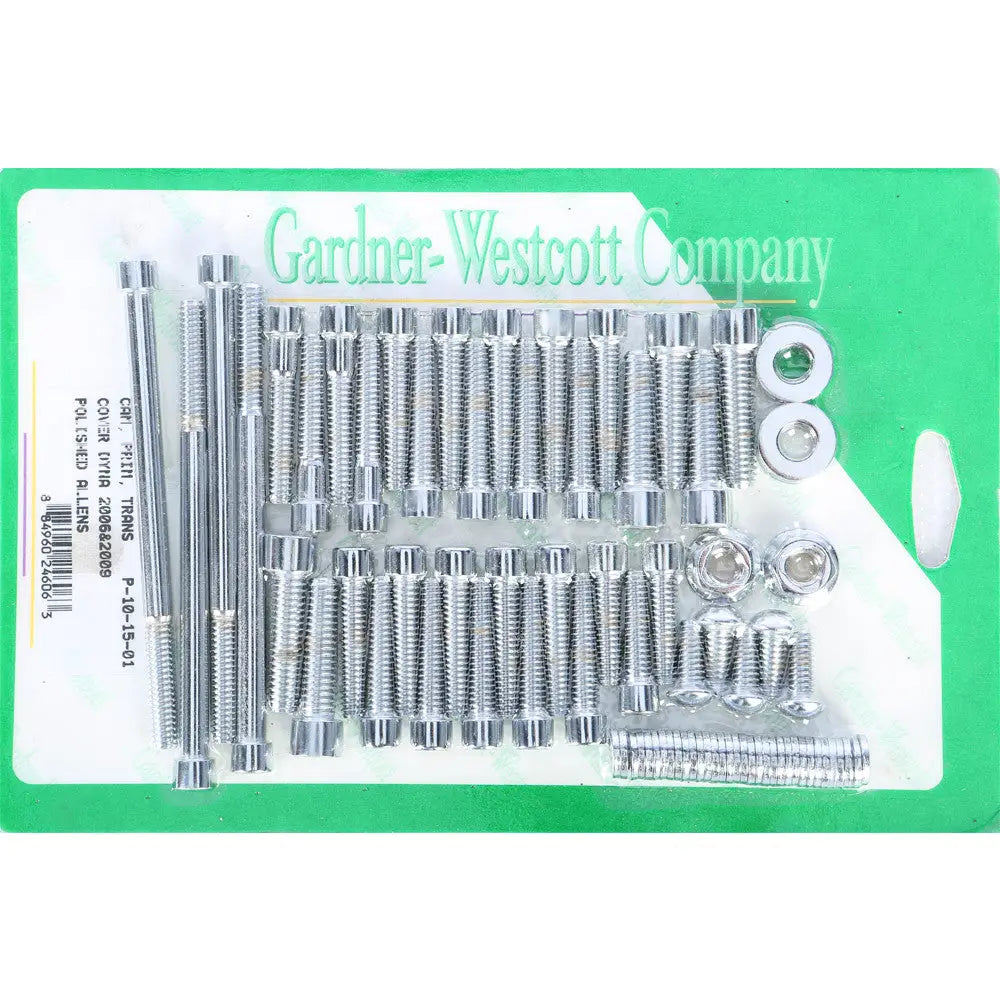 Gardnerwestcott Big Twin Cam Primary Cover Set Hardware/Fasteners/Fittings P-10-15-01 - 06-17 TC Dyna Models
