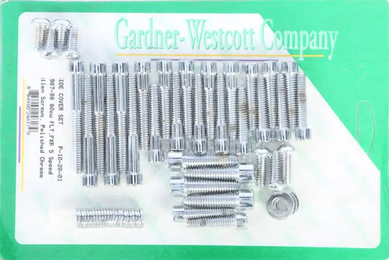 Gardnerwestcott P-10-18-08 Primary Cover Set Polished 99-06 Dyna And 00-06 Softail - Hardware/Fasteners/Fittings
