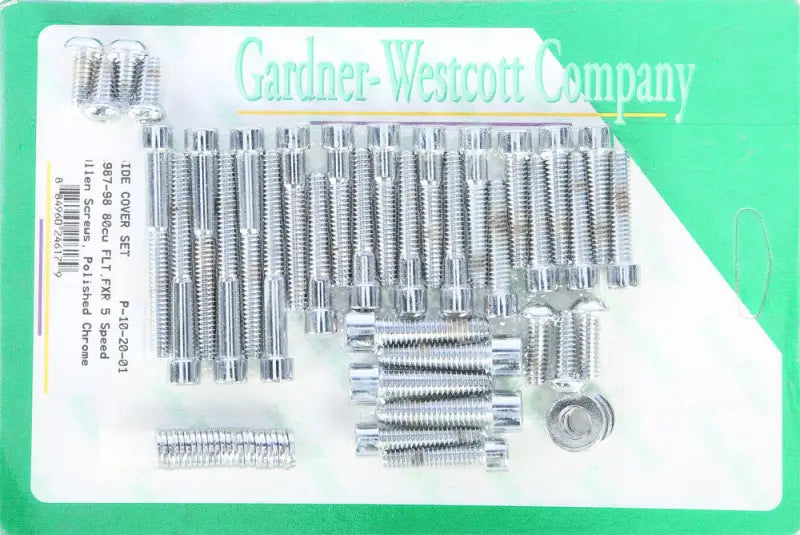 Gardnerwestcott P-10-18-08 Primary Cover Set Polished 99-06 Dyna And 00-06 Softail - Hardware/Fasteners/Fittings