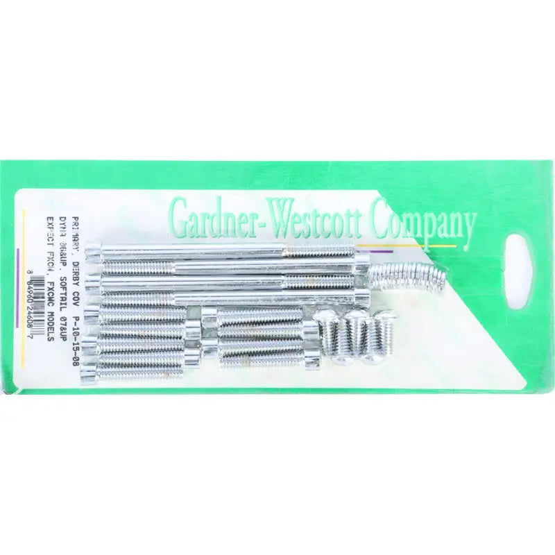 Gardnerwestcott P-10-18-08 Primary Cover Set Polished 99-06 Dyna And 00-06 Softail - Hardware/Fasteners/Fittings