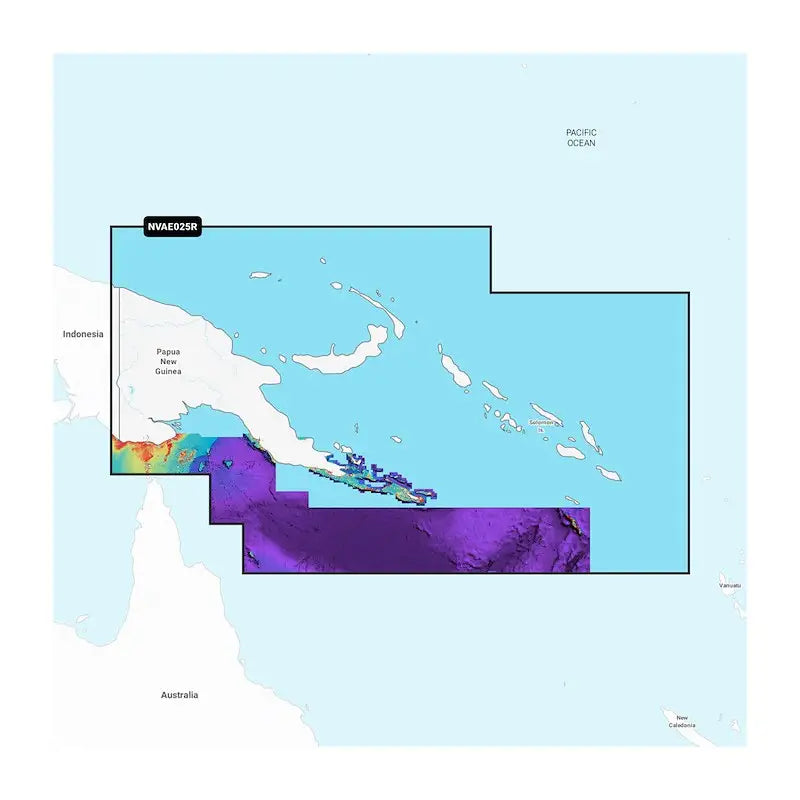 Garmin Carto 010C122300 Papua New Guinea & Solomon Isl. Gar Quality marine cartography from Garmin Carto