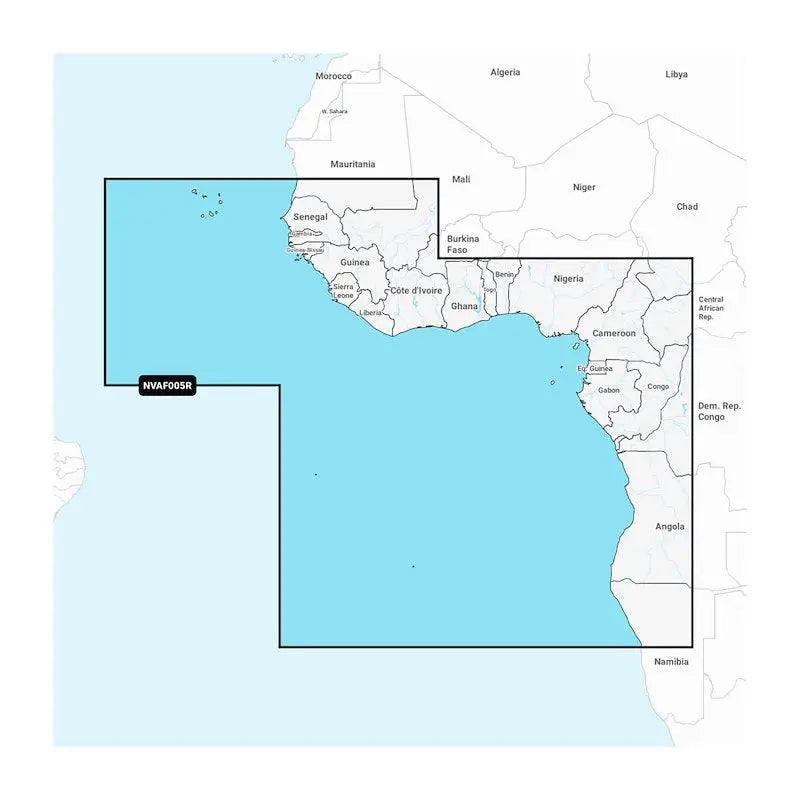 Garmin Carto 010C122600 Africa West Garmin Navionics Visio Quality marine cartography from Garmin Carto