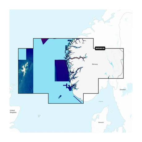 Garmin Carto 010C125000 Norway Lista To Sognefjord Garmin Quality marine cartography from Garmin Carto