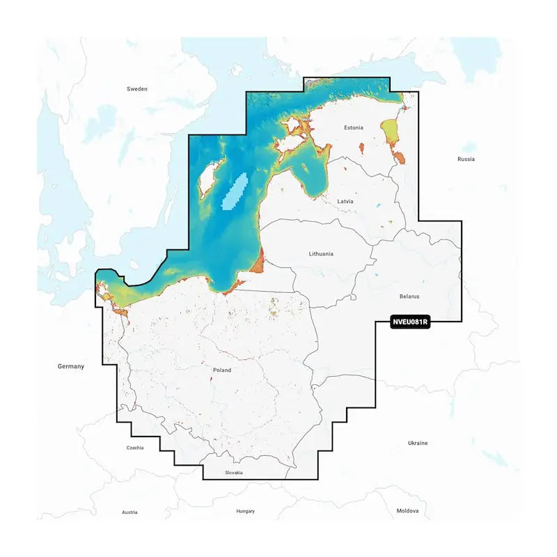 Garmin Carto 010C126000 Baltic Sea East Coast Garmin Navio Quality marine cartography from Garmin Carto