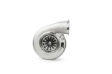 Silver Garrett G45-1600 Super Core turbocharger with visible turbine blades for standard rotation