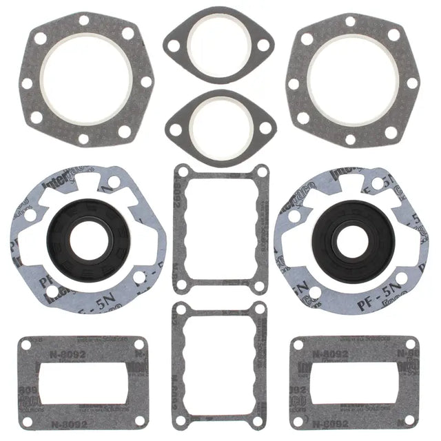 Complete gasket kit JDX6 75 JDX8 74+ Kec 400rv for engine sealing needs