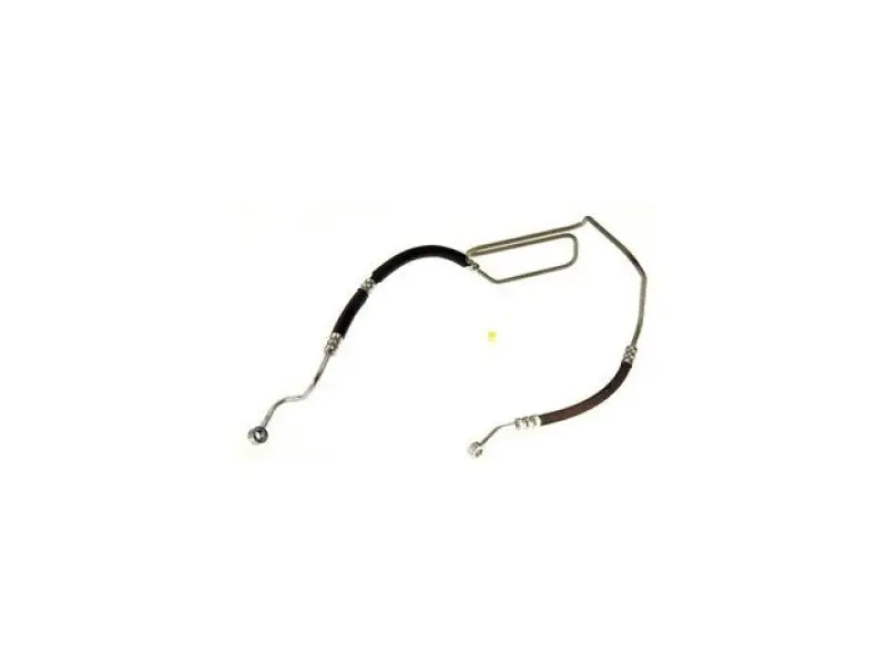 Gates 366158 black rubber power steering hose with metal fittings