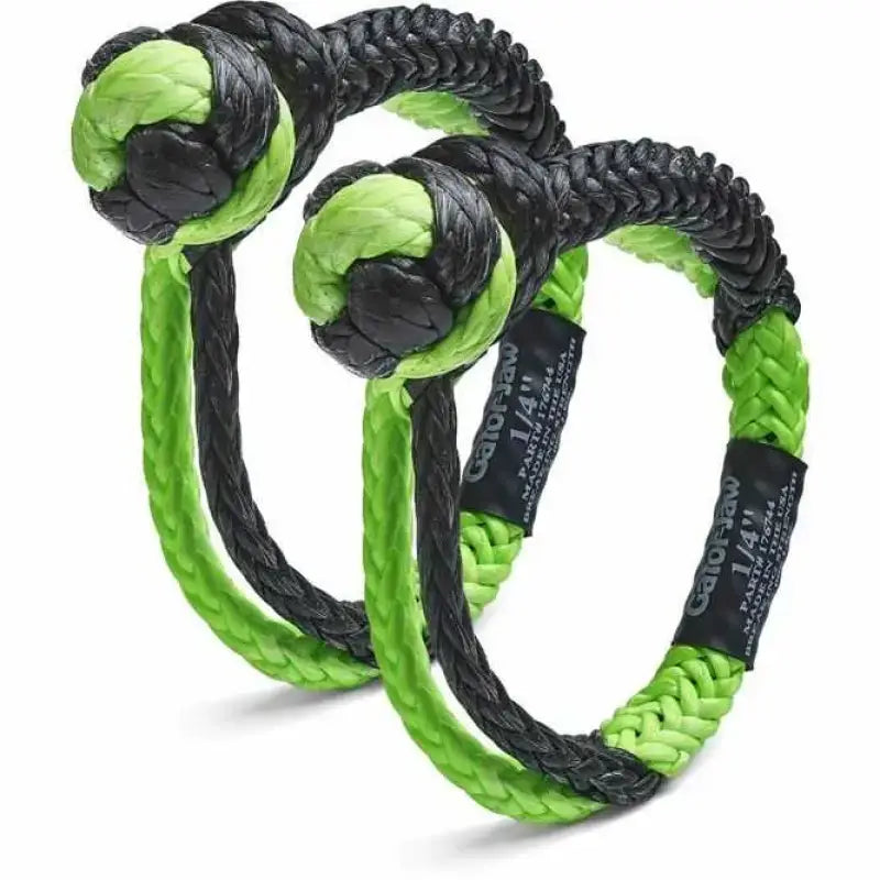 BUBBA ROPES Gator Jaw (Mini Pair) Shackle 1/4"