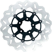 Gbrakes Over Sized Front Brake Rotors Gbdu007 - Black Rotor 12.5 Floating Wave FR
