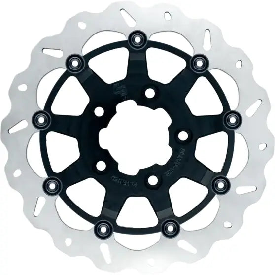 Gbrakes Over Sized Front Brake Rotors Gbdu009 - Black Rotor 13 Floating Wave FR