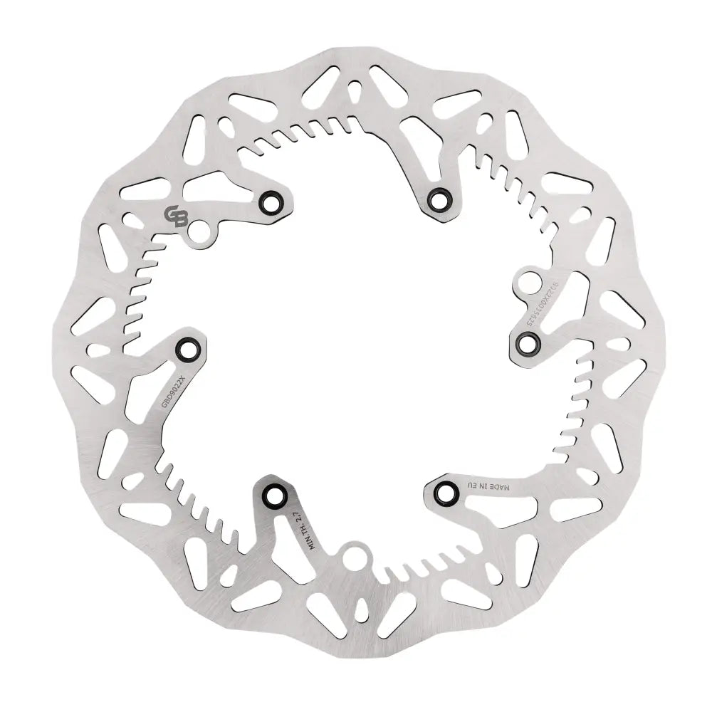 Gbrakes Standard Size Wave Rotors Brakes GBD9022X - Rotor Front