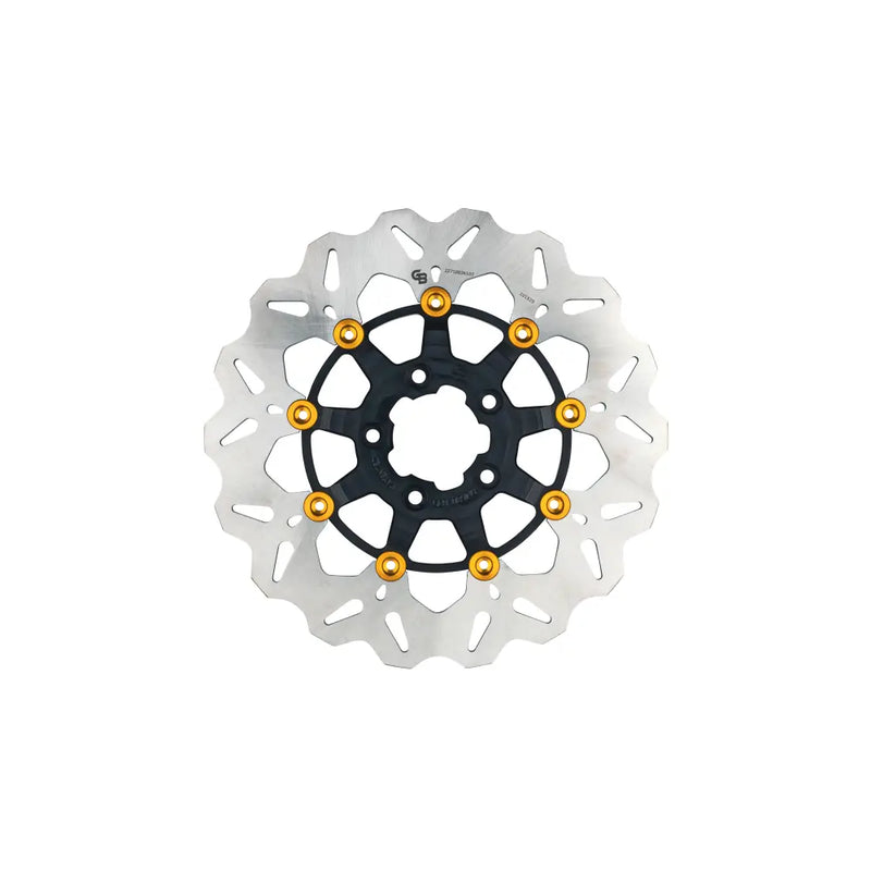 Gbrakes Wave Colored Brake Rotors Gbdu073 - Black Gold