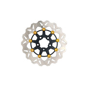 Gbrakes Wave Colored Brake Rotors Gbdu080 - Black Gold